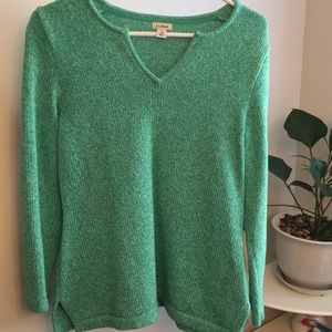 Vintage LL Bean heavy cotton sweater